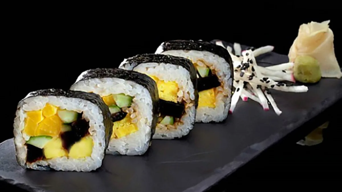 F1. Vegetáriánus futo maki