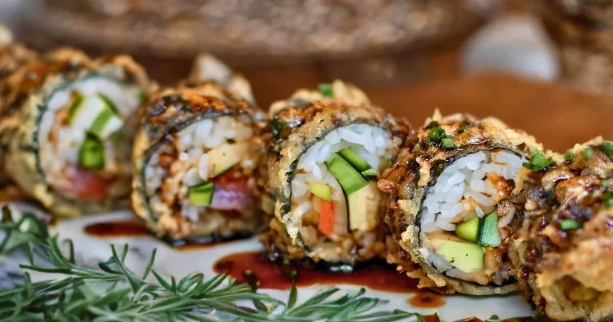 SR1. Vegan tempura extra nagy maki