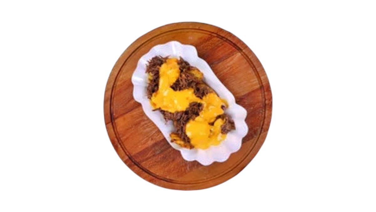 Текс Мекс картофки с чедър, халапеньо и месo (350г)