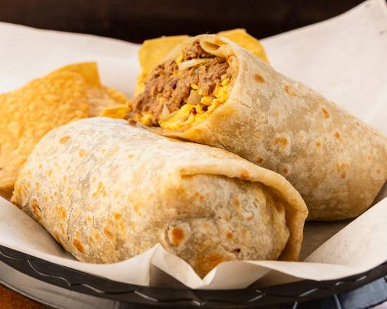 Machaca Breakfast Burrito