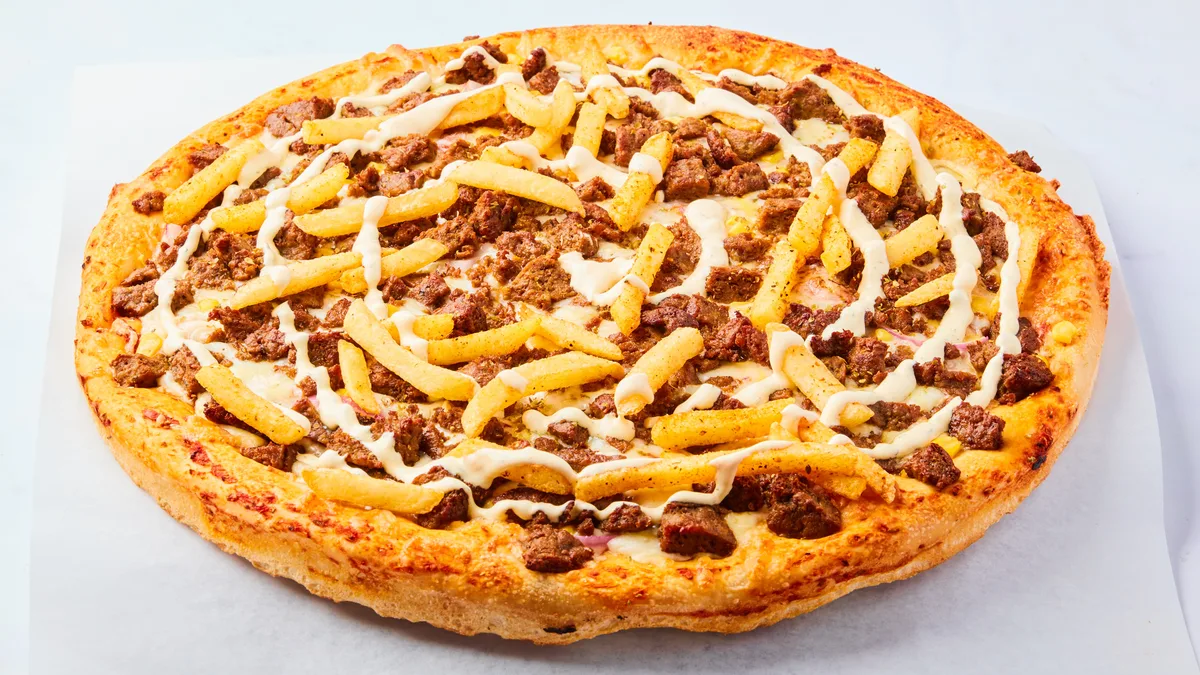 Kebab Pizza
