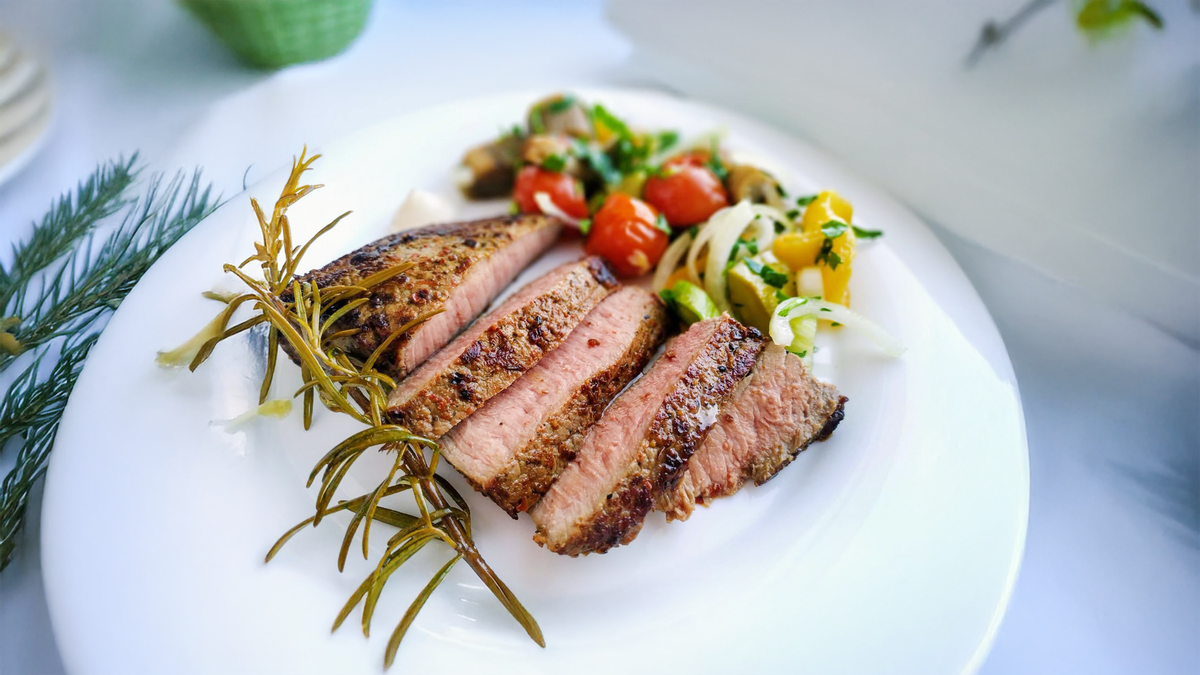 Steak de vită la grătar