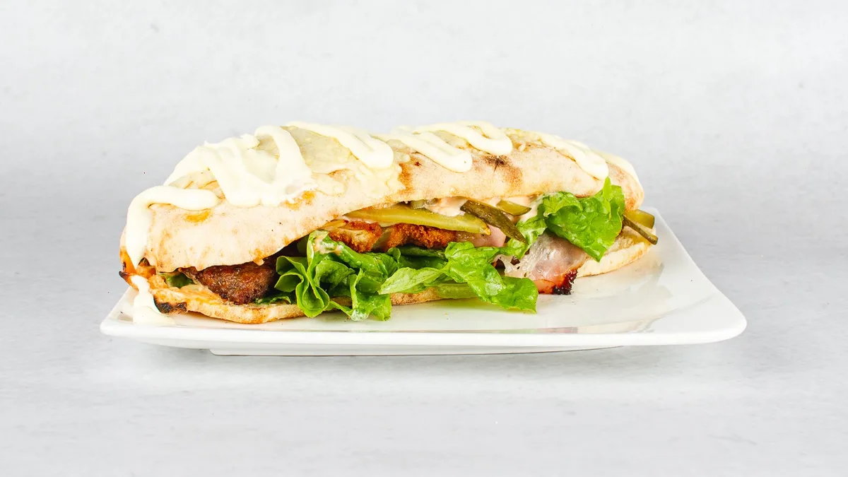 Ciabatta burger
