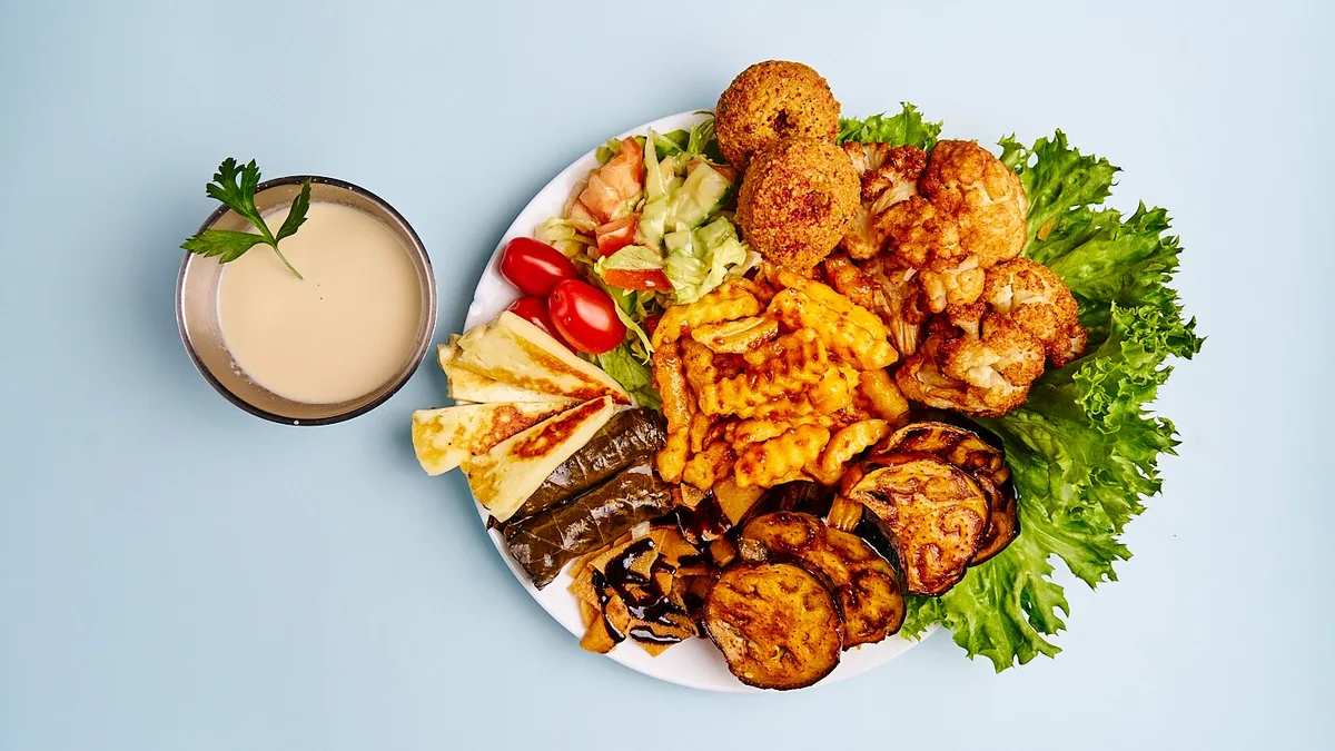 40. Vegetarischer Mix-Teller