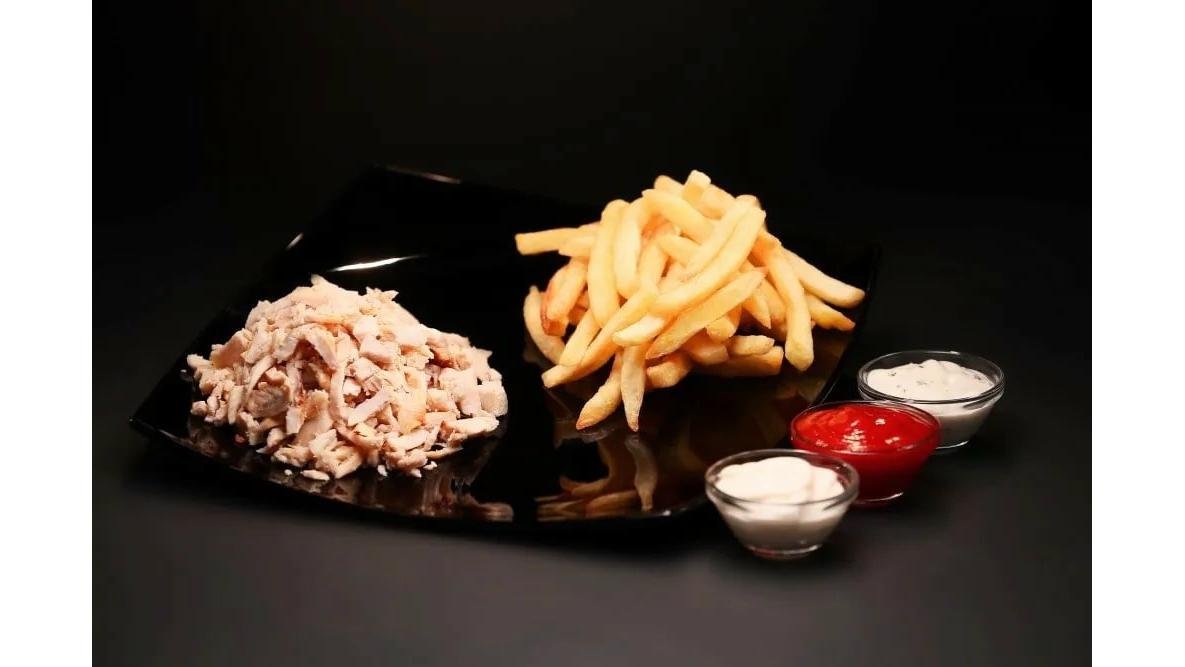 Cartofi prăjiți cu carne picant