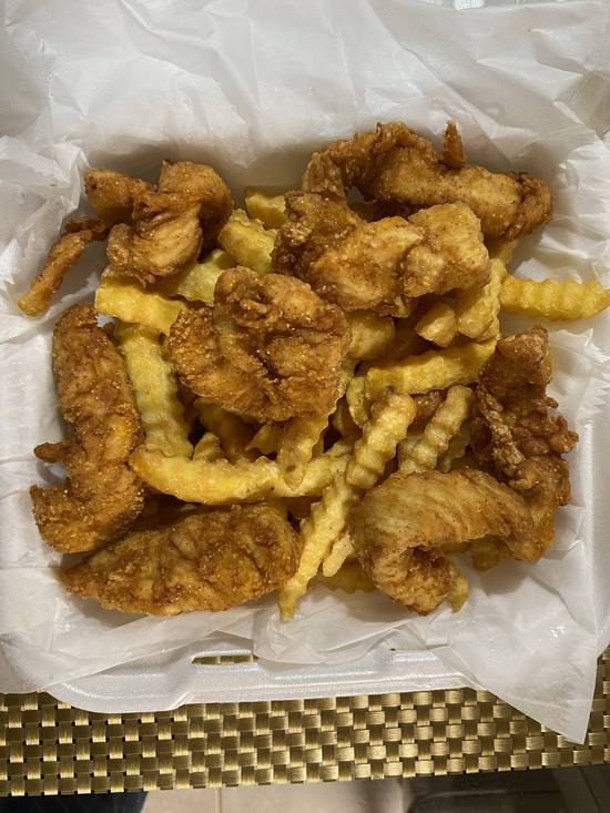 1/2 lb Chicken Strips + Fries