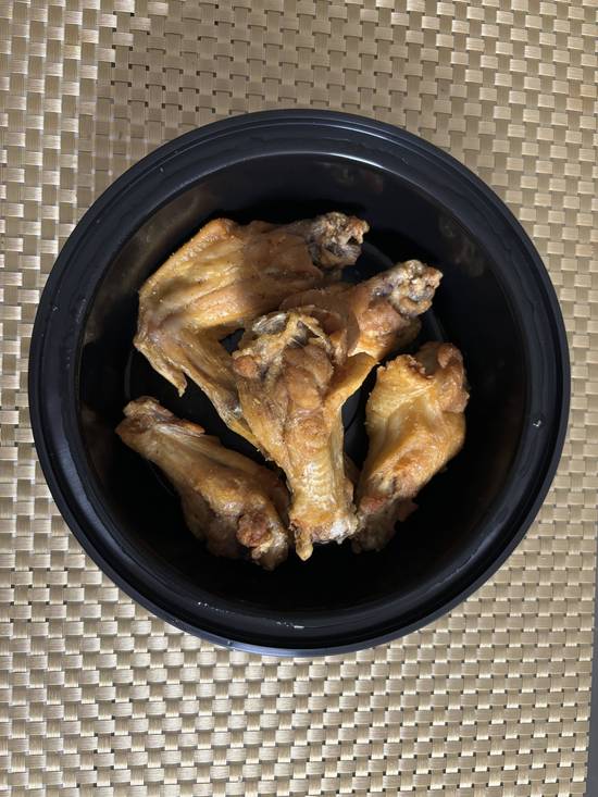 5 piece plain chicken wings