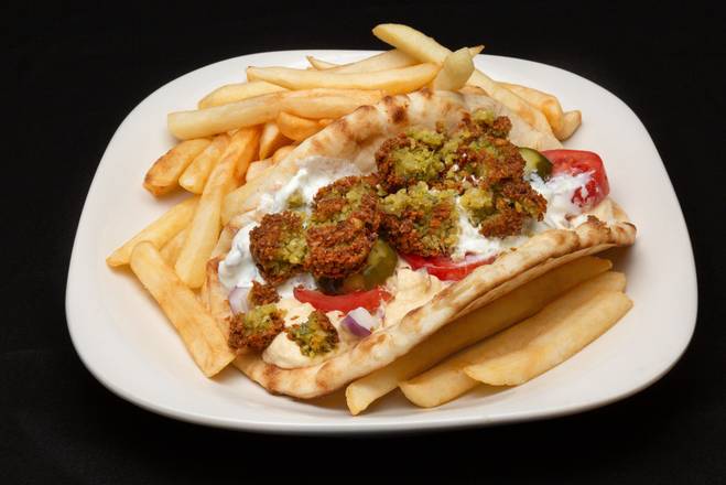 Falafel Sandwich +Fries