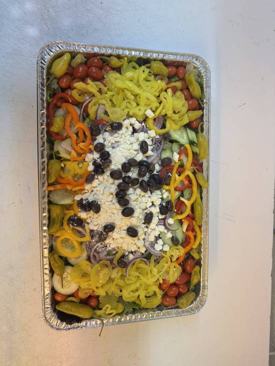 Greek salad tray