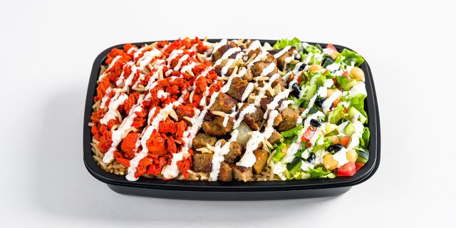 Lamb and Chicken Over Rice