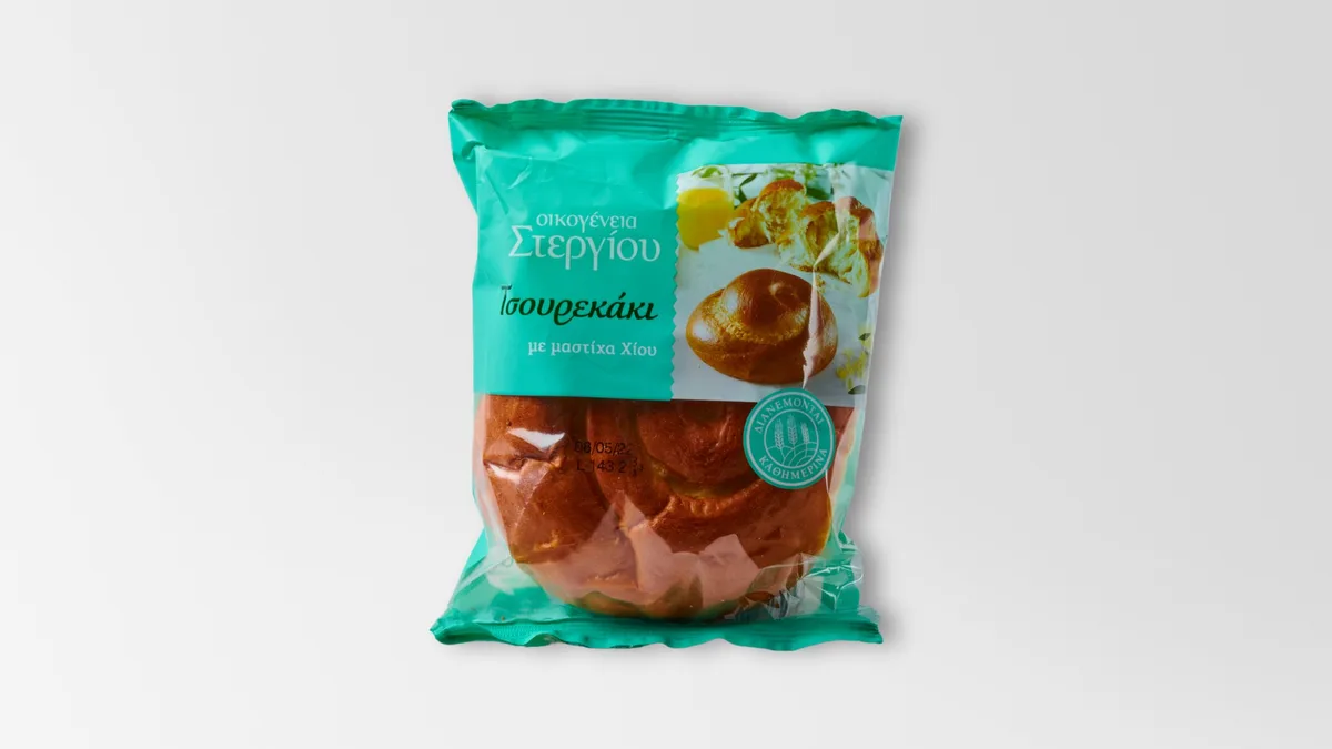 Στεργίου Mini Τσουρέκι με Γέμιση Πραλίνα Φουντουκιού 90 g
