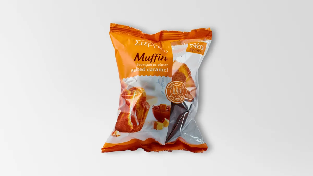 Στεργίου Muffin Βουτύρου με Γέμιση Salted Caramel 120 g
