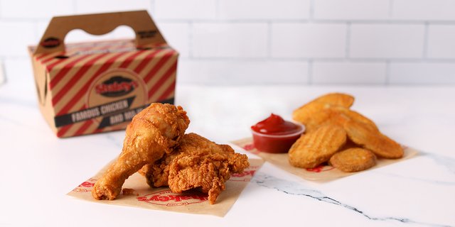 2pc Fried Chicken and Mojos Box