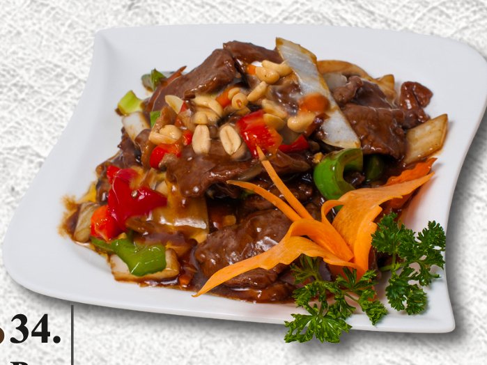 34. Hovězí Kung-Pao