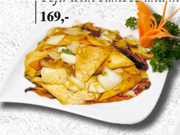 55. Tofu s bambusem a houbami