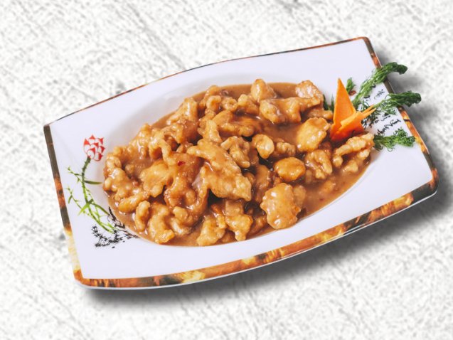 67. Kuře na arašídovou omáčkou