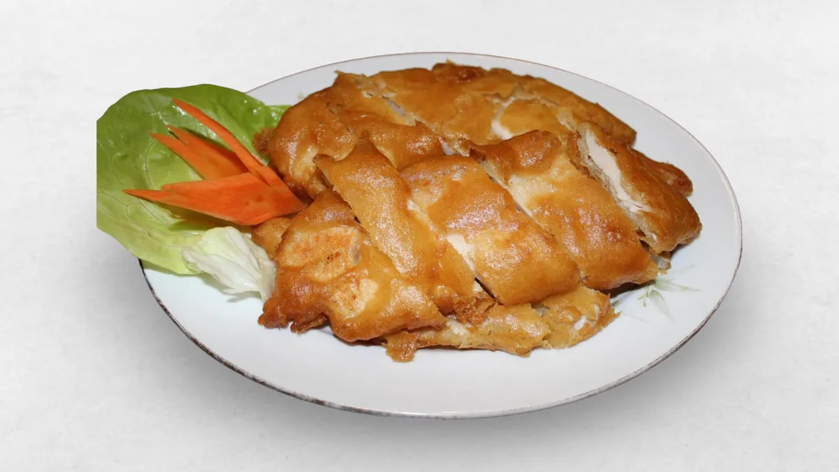 Gebackenes Hühnerfilet