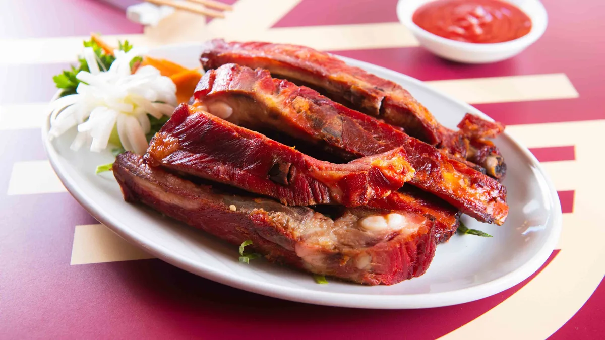 16. Barbecue Style Spare Ribs Half Portion