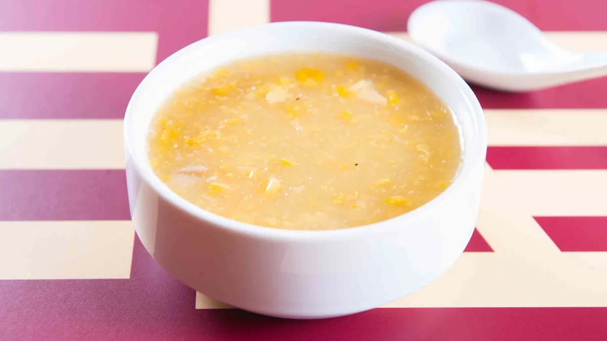 2. Chicken and Sweet Corn Soup