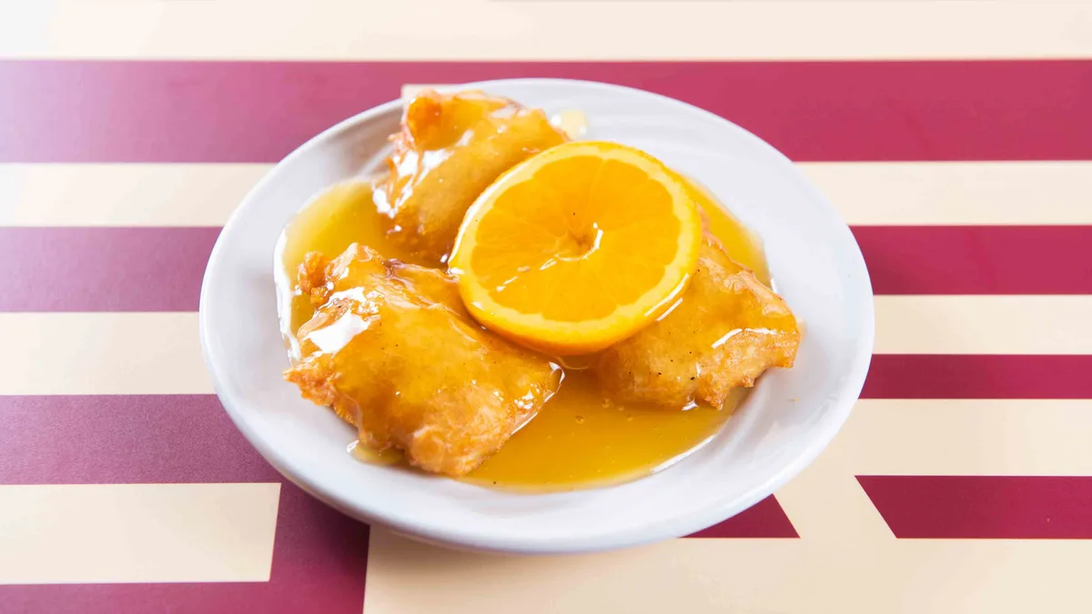 30. Crispy Duck with Orange Sauce Whole Portion