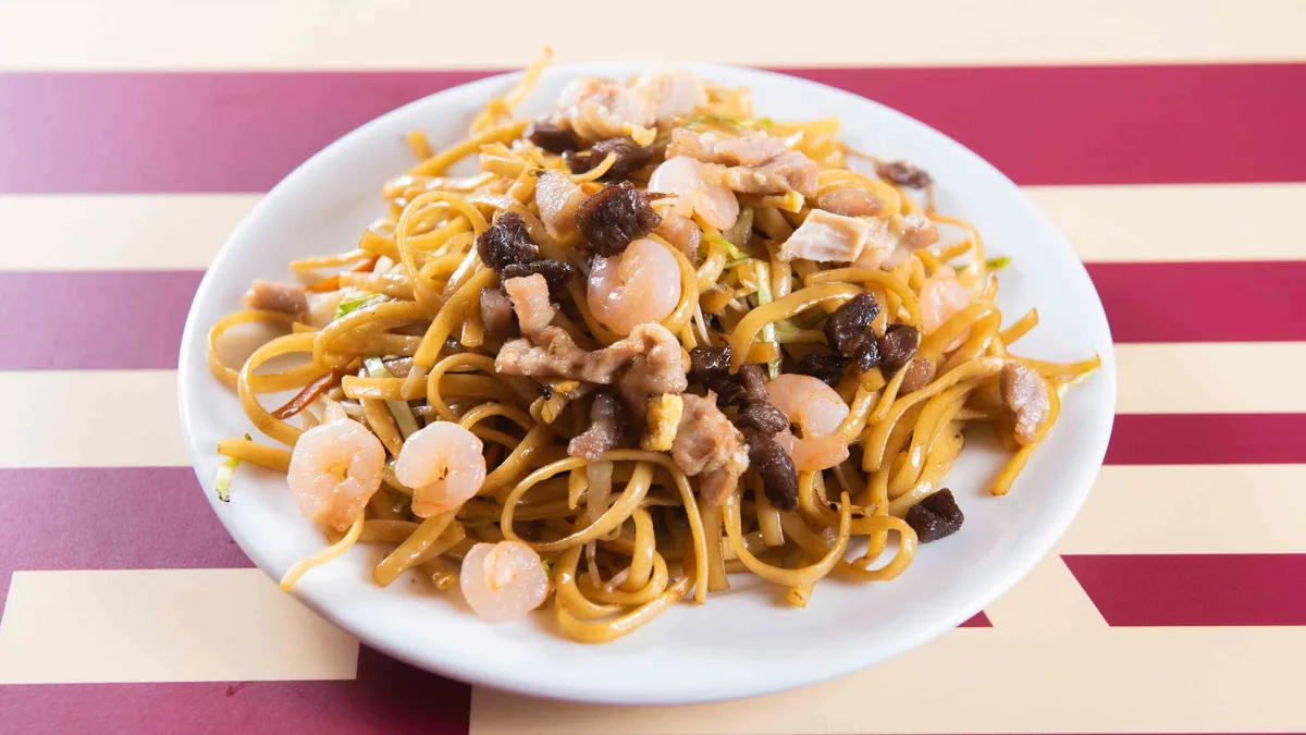 55. Mix Chow Main Half Portion