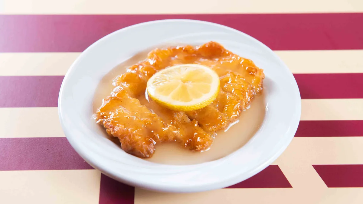 59. Lemon Chicken Half Portion