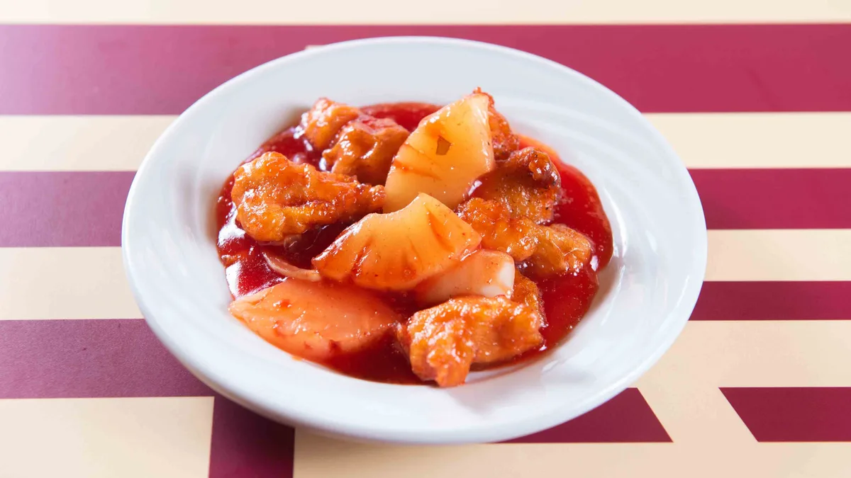 60. Sweet and Sour Chicken Half Portion