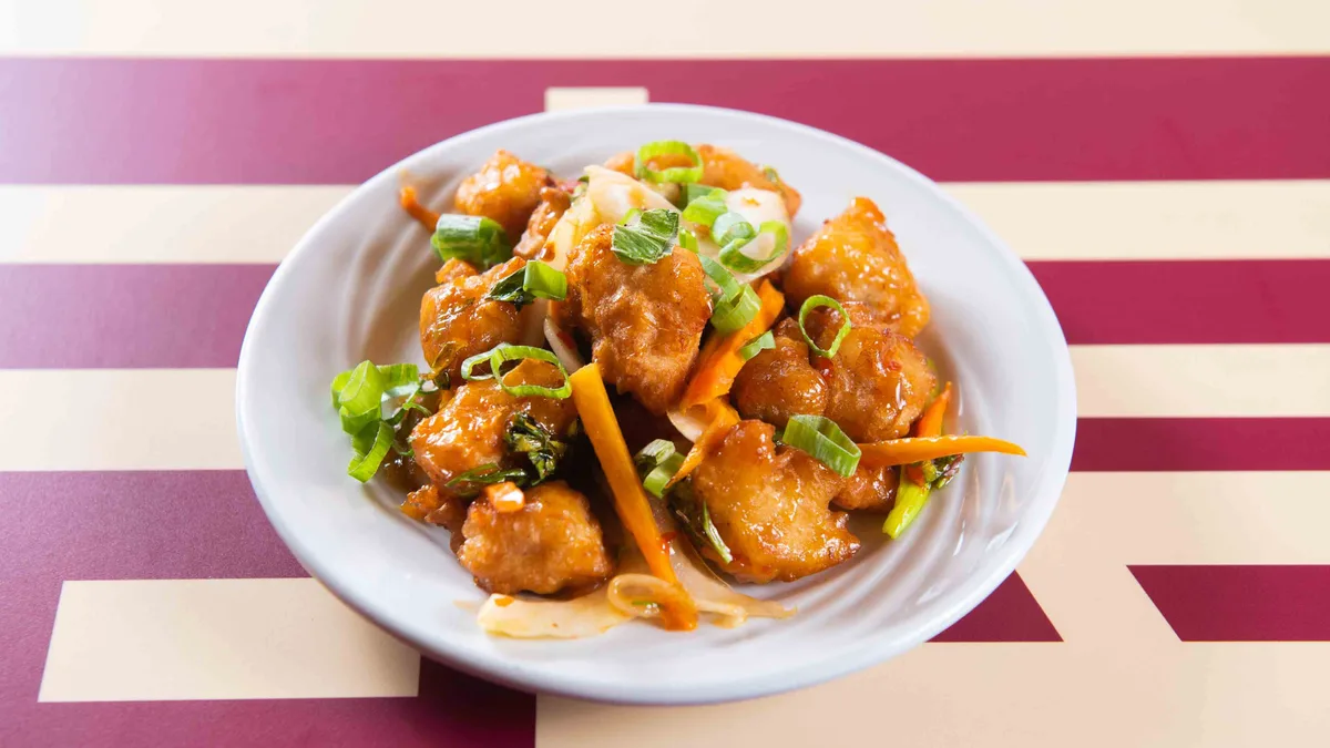 68. Deep Fried Crispy Chicken in Sweet and Spicy Sauce Whole Portion