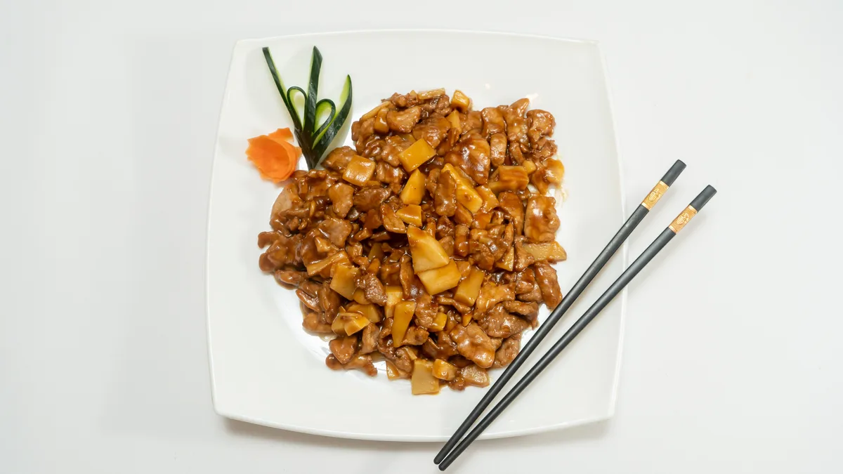 503 Prženo svinjko meso sa bambusom