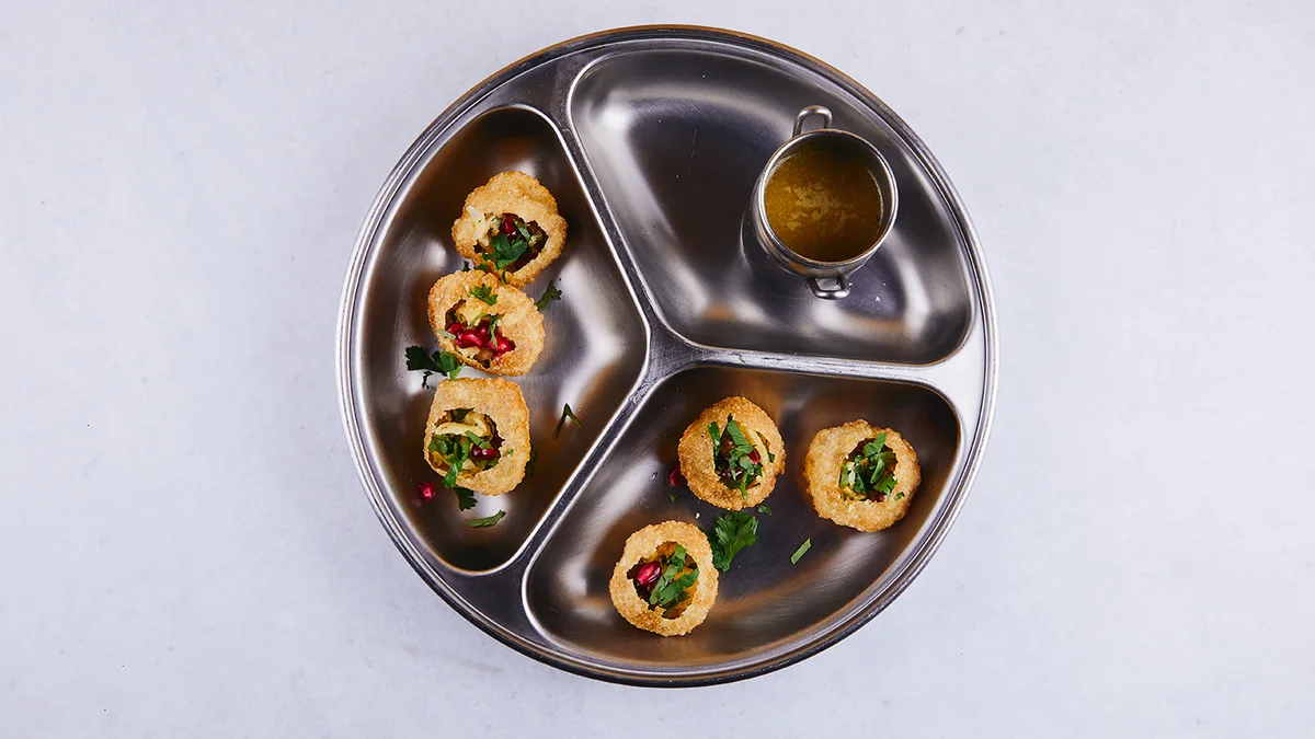 Dall poori with chana dall