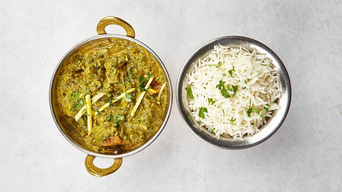 Palak Shrimps