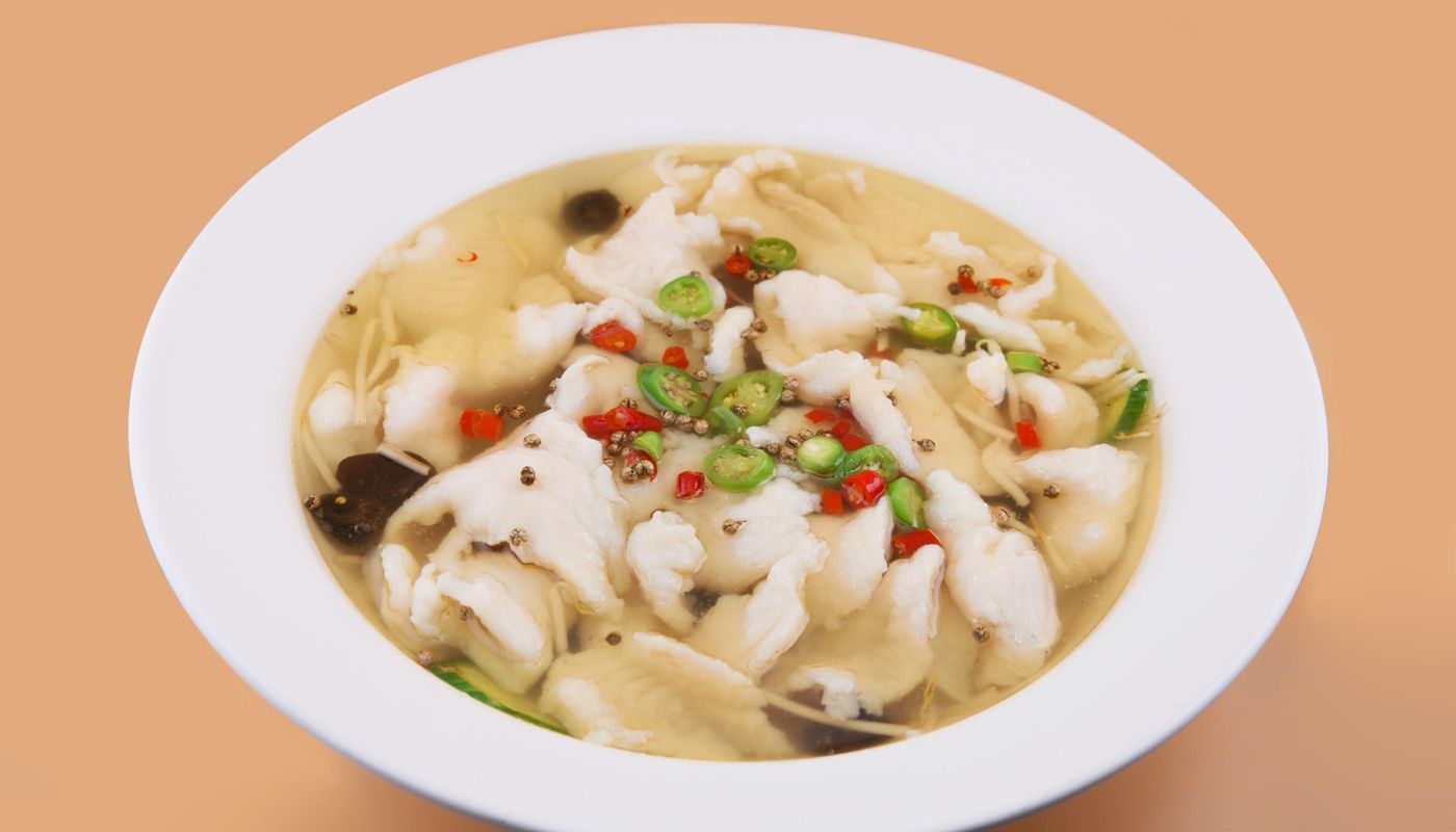 Braised Fish Filets W. Szechuan Peppercorns 藤椒鱼片🌶️