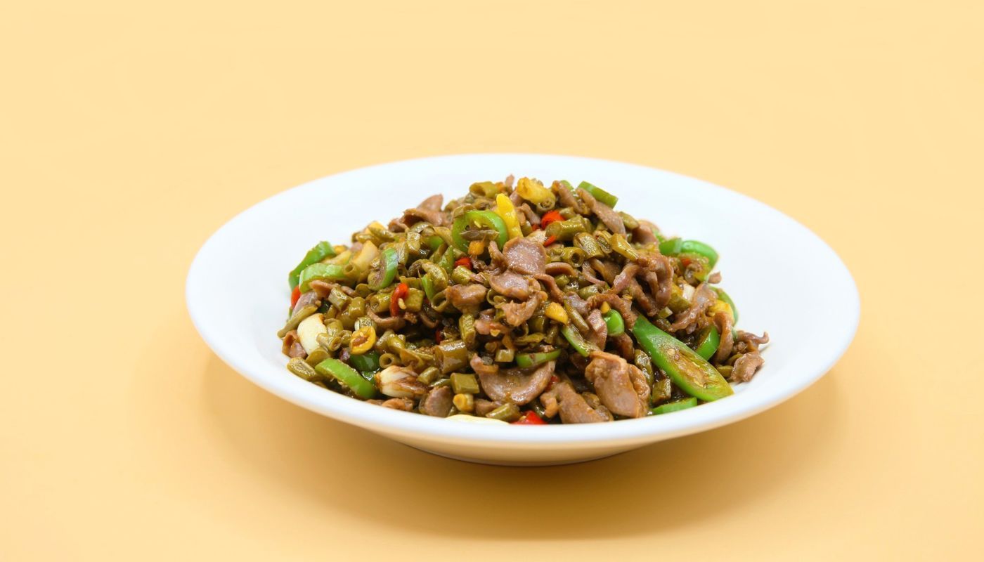 Chicken Gizzard With Pickled Beans 酸豆角鸡胗🌶️🌶️🌶️