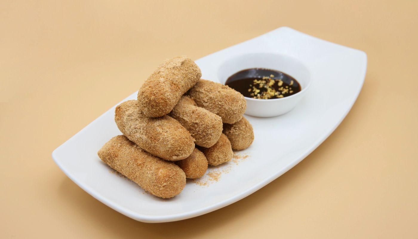 Glutinous Rice Cake With Brown Sugar 红糖糍粑（8块）