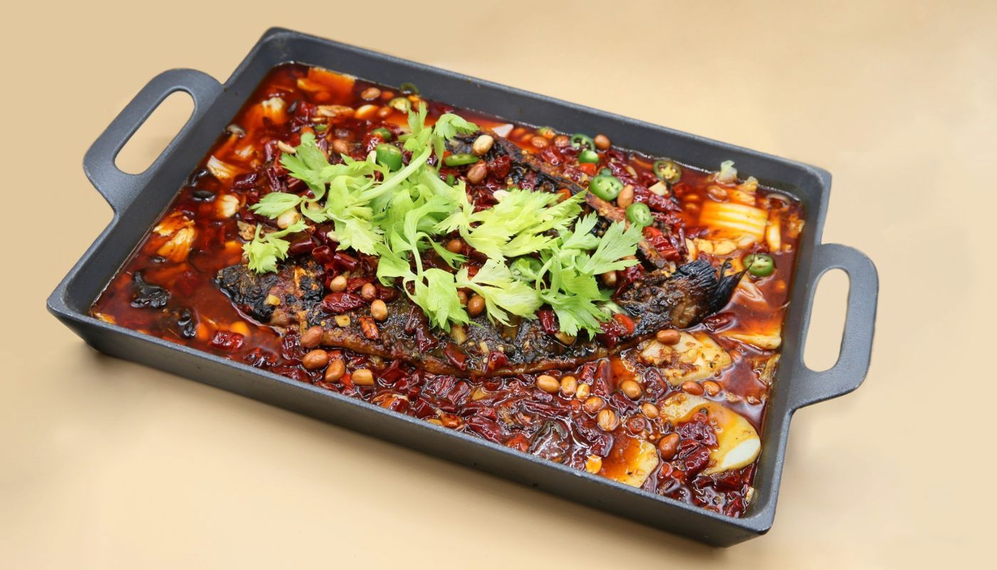 House Special Grilled Fish (Extra Spicy) 麻辣烤鱼🌶️🌶️🌶️