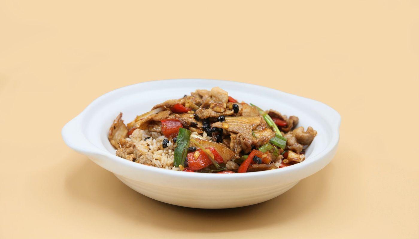 Hunan Style Sautéed Pork With Rice 湖南肉汤泡饭