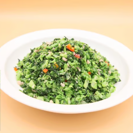 Sautéed Minced Vegetables With Pork 田园青菜钵