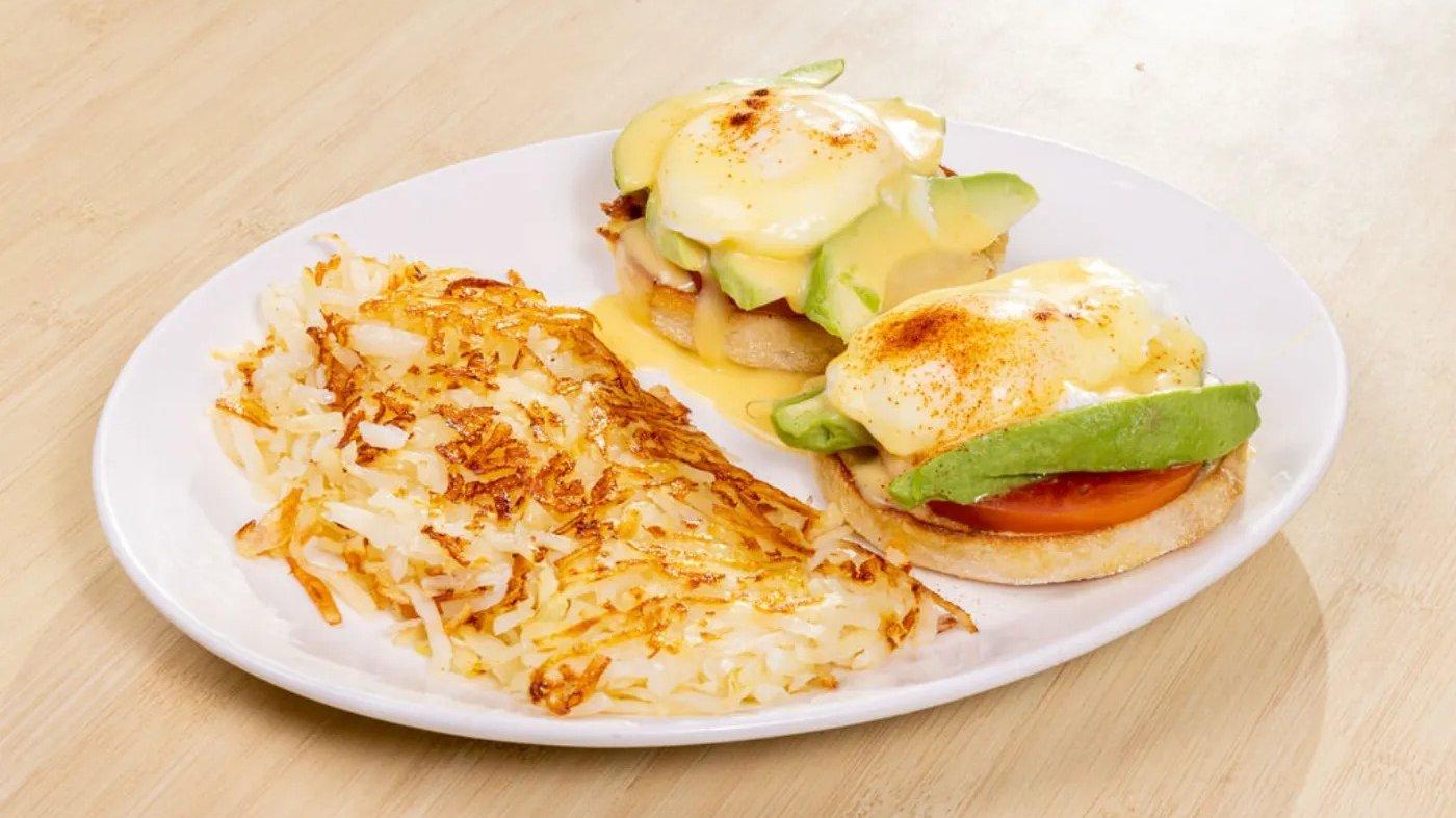 Avocado and Tomato Benedict