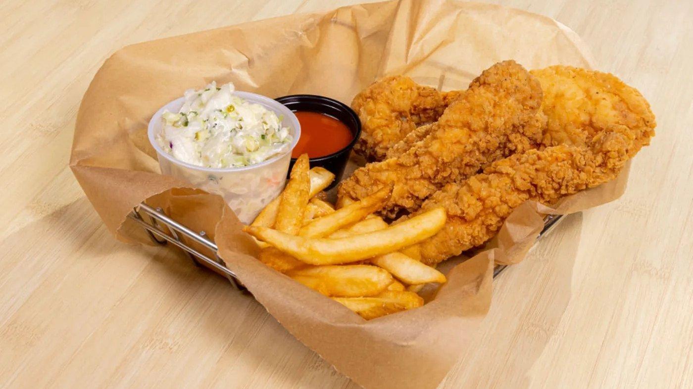 Chicken Tender and Fries