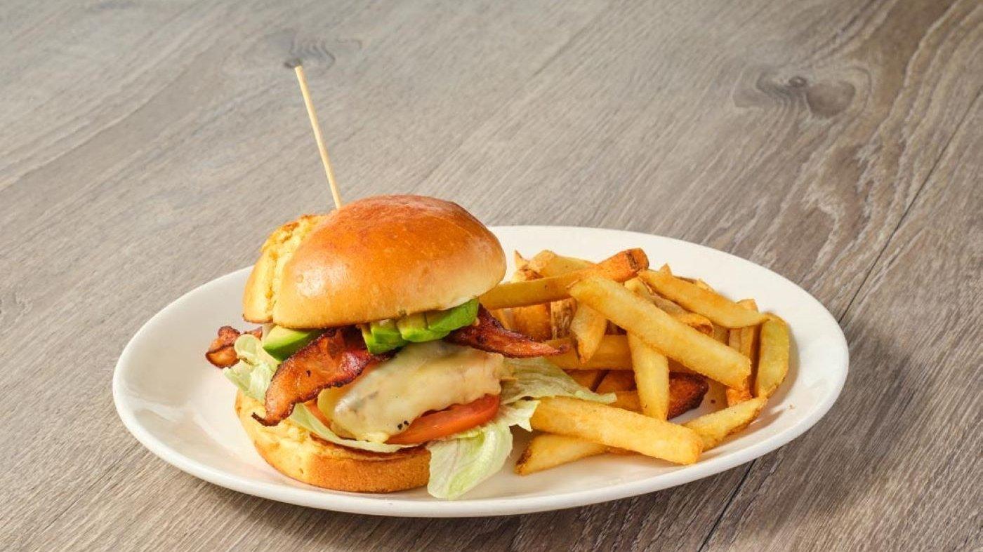 Grilled Chicken Avocado and Bacon Sandwich