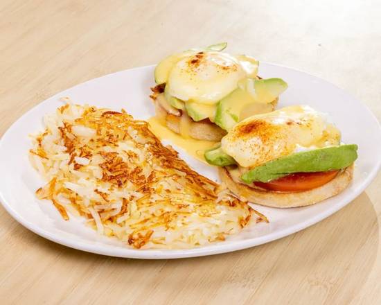 Avocado and Tomato Benedict