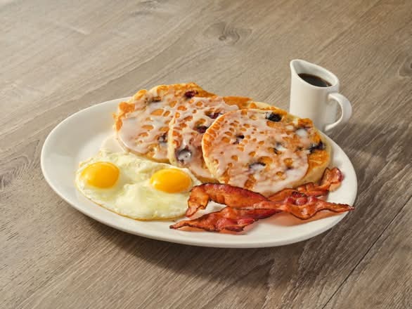 Gluten-Friendly Blueberry Lace Pancakes (3) Combo