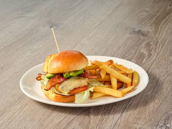 Grilled Chicken Avocado and Bacon Sandwich