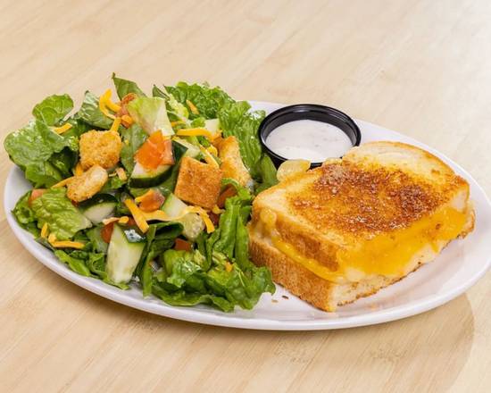 Half Grilled Ham and Three Cheese Melt