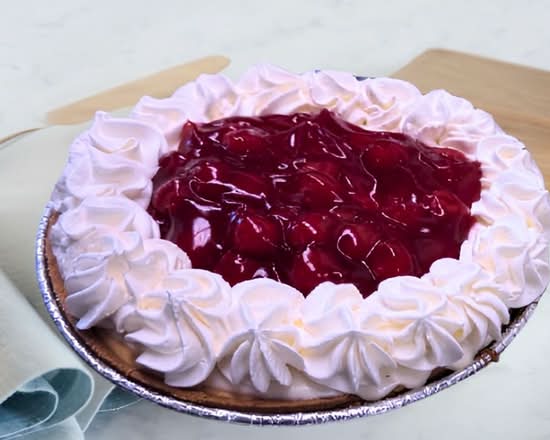 Whole Cherry Cheese Pie