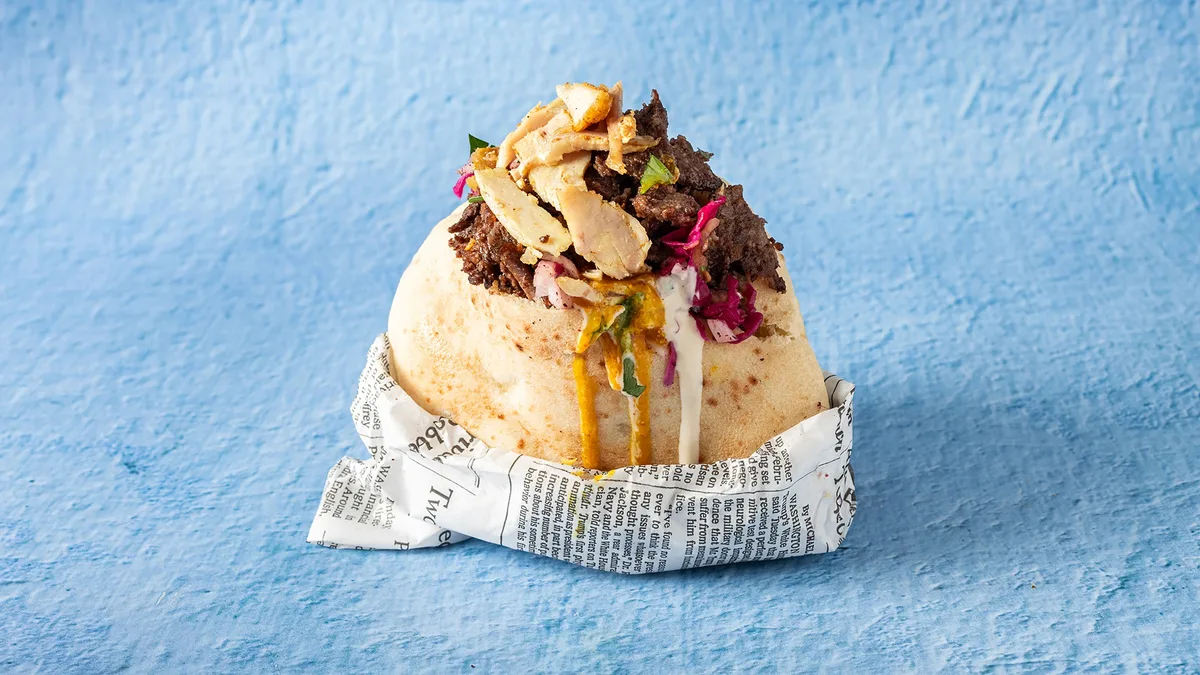 Mixed Shawarma - Handmade Pita