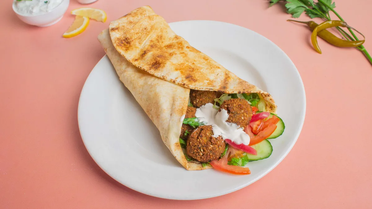 Lebanese Falafel Sandwich