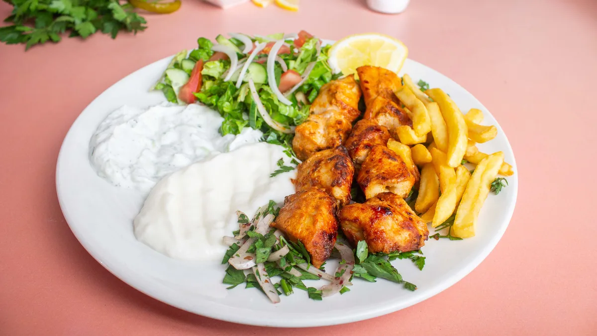 Shish Taouk Plate