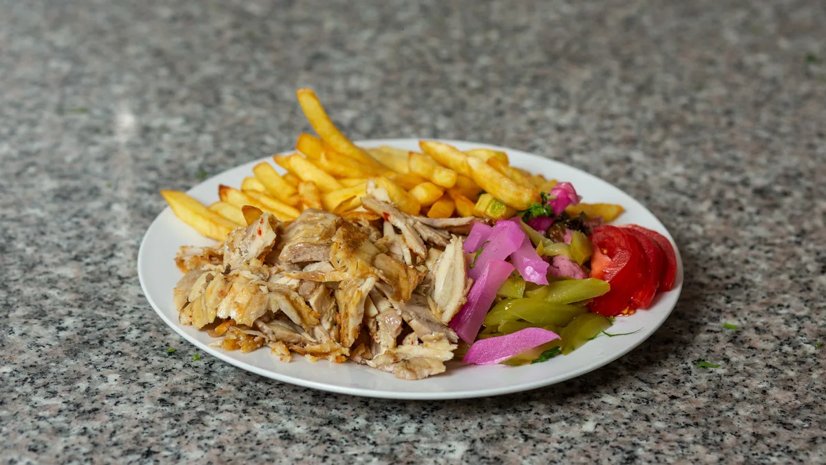 Chicken Shawarma Meal Normal