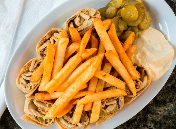 Arabic Chicken Shawarma Wrap